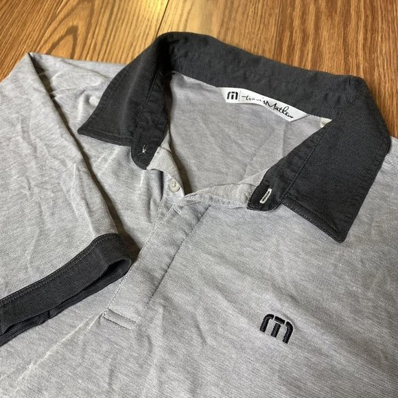 Travis Mathew Other - Travis Mathew Gray Polo with Black Collar